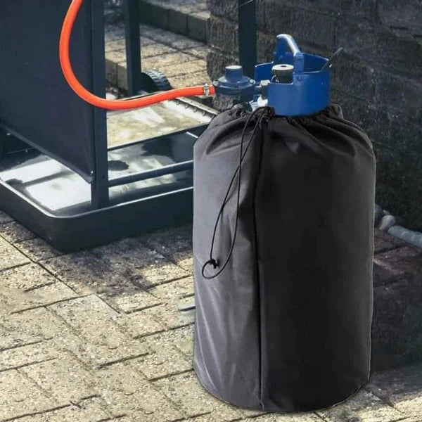 Waterproof gas bottle cover cloth