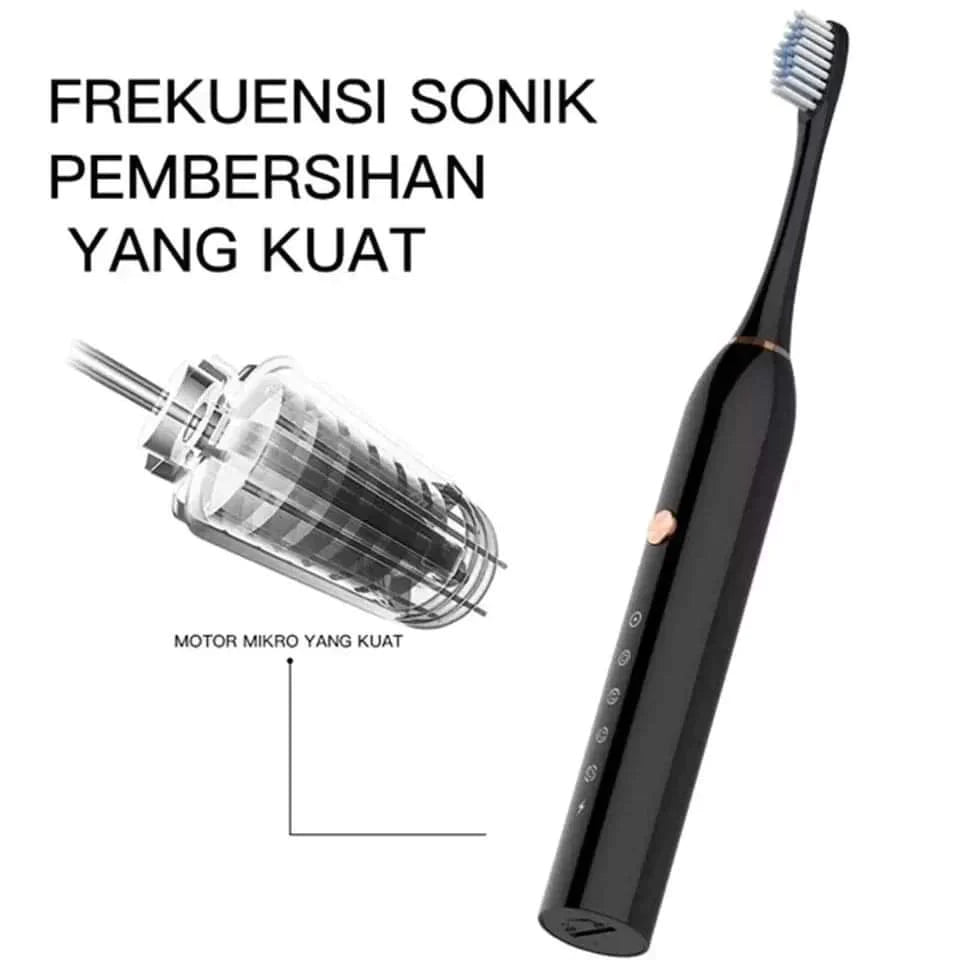 Electric toothbrush with 3replacement heads
