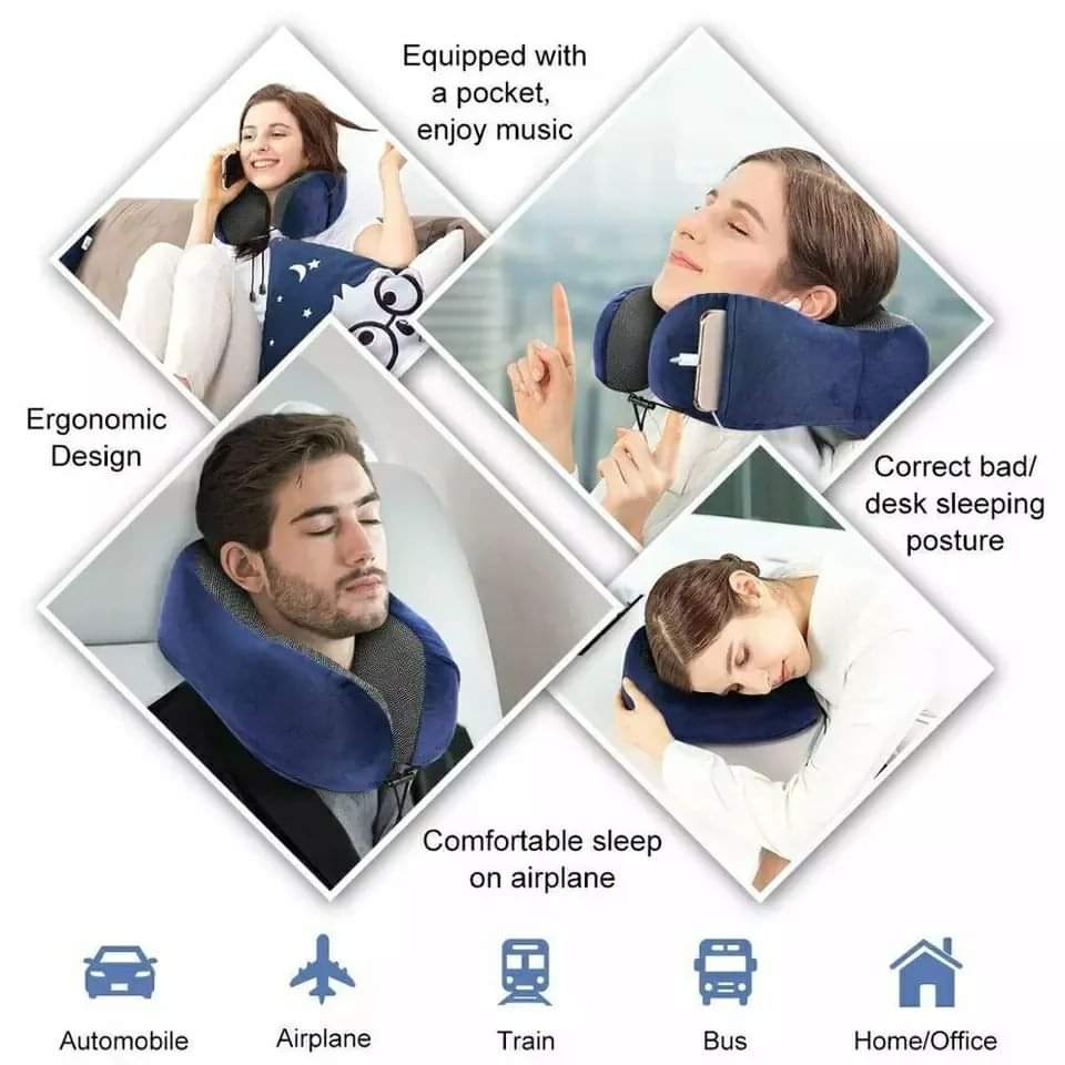 Travel neck pillow
