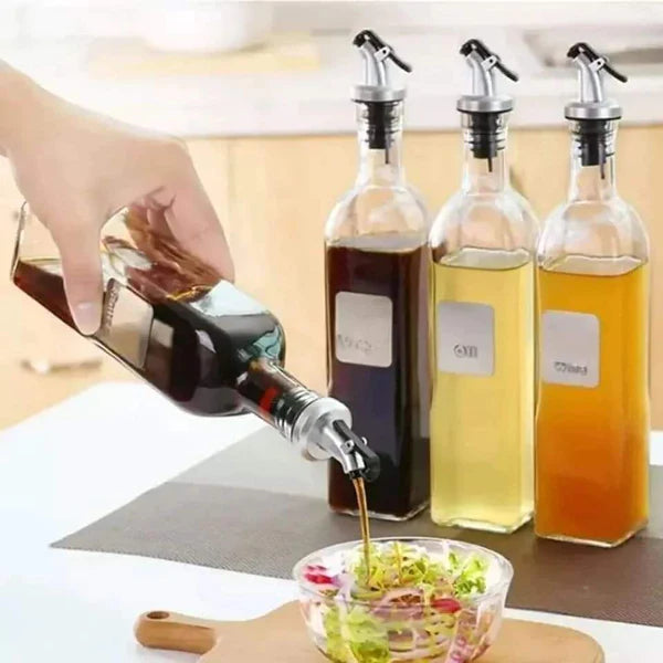 Oil/Vinegar Glass Dispenser