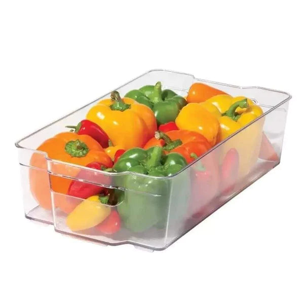 Acrylic wide base fridge organizers