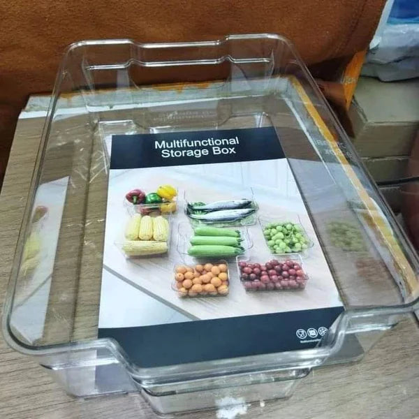 Acrylic wide base fridge organizers