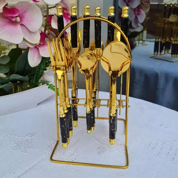 Classy 24pcs Cutlery Set Dinnerware Set