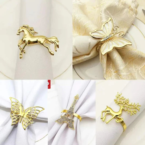 6pcs Napkin Rings