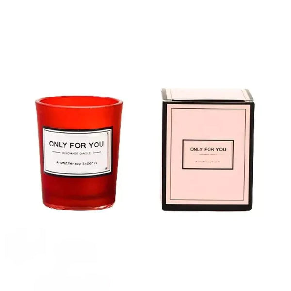 Glass Romantic Scented Candles
