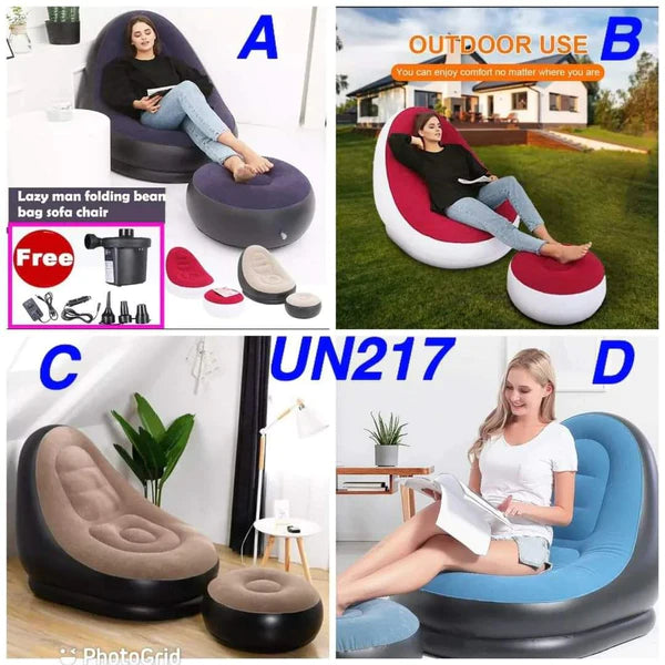 Mini Inflatable Seat + FootRest