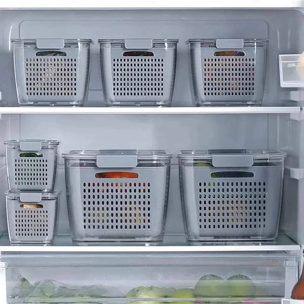 3 in 1 Acrylic fridge organizer