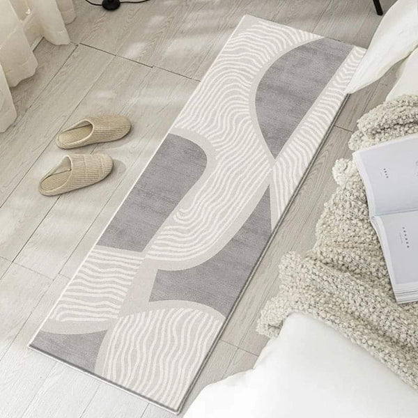 Fluffy Rectangular Bedside Rugs
