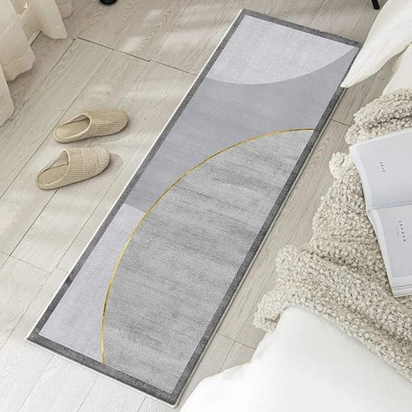 Fluffy Rectangular Bedside Rugs