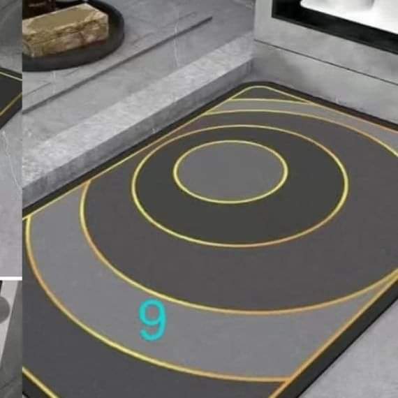 Large Super Absorbent Rectangular Bathroom Mat