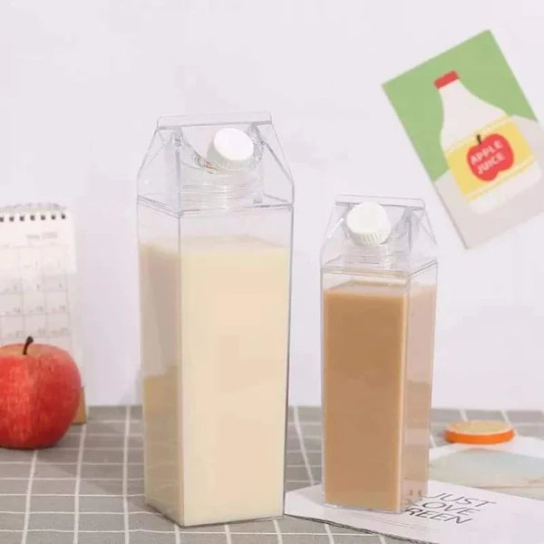 Creative Transparent Milk Water Bottle