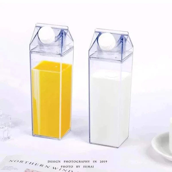 Creative Transparent Milk Water Bottle