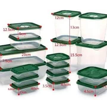 17pcs storage containers