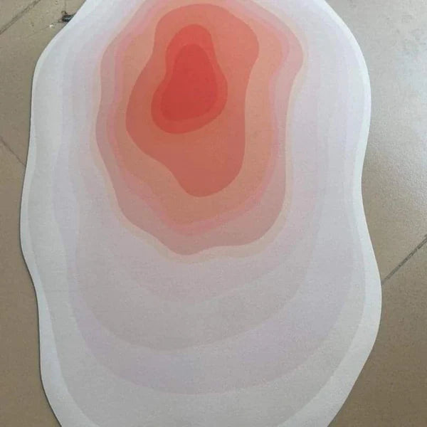 Absorbent Irregular Bathroom Mats