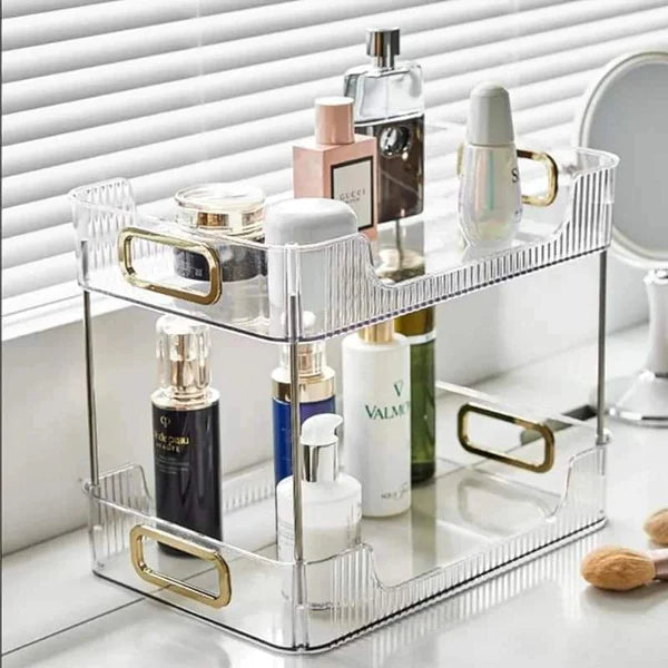 Multipurpose 2 Tier Decorative Organizer