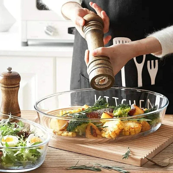 Signature Heat-Resistant Oval Glass Baking Dish Set (2.4L & 3L) – Homelux Kenya