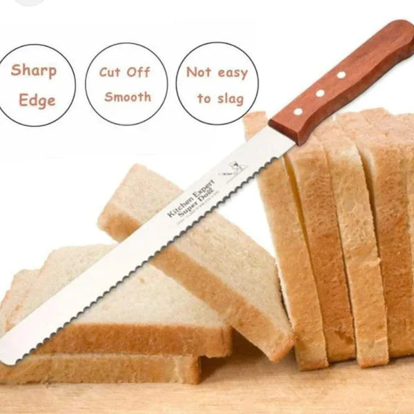 Stainless Steel Serrated Bread/Cake Knife