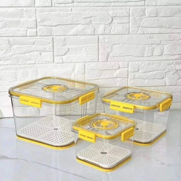 3pcs Set Stackable Food Storage Organizer