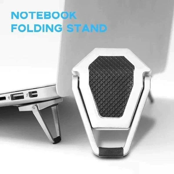 Metallic Foldable Laptop Stand