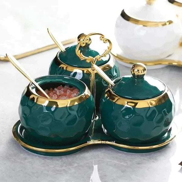 3pcs Ceramic Cannister set