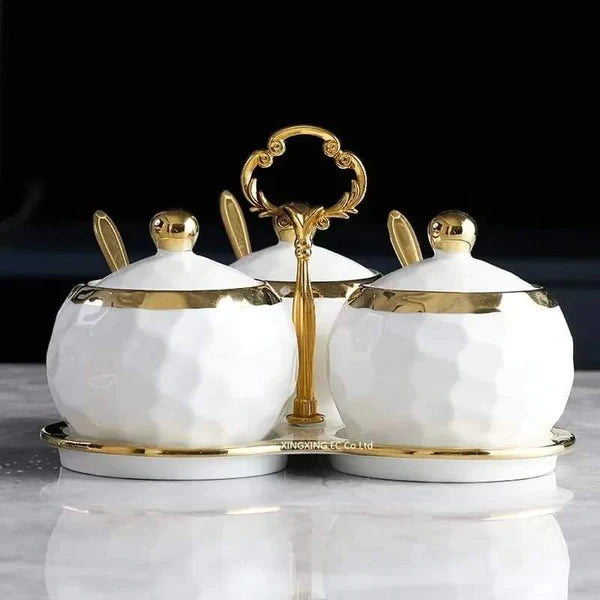 3pcs Ceramic Cannister set