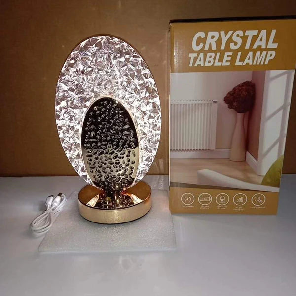 Assorted Rechargeable Crystal Table Lamps