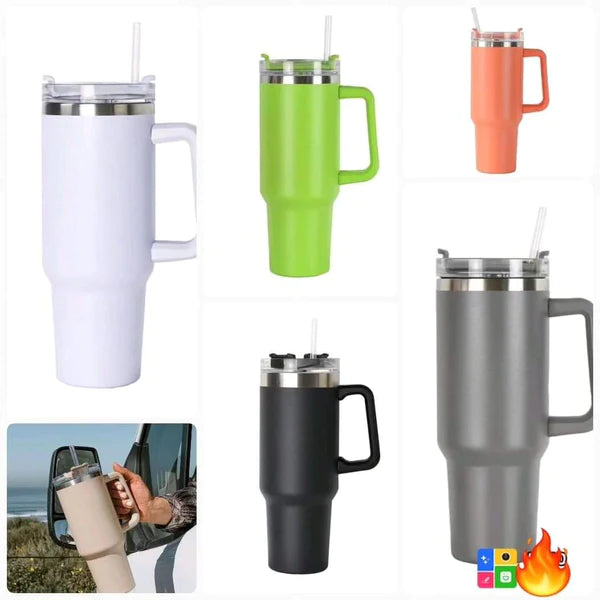 Premium quality 40oz(1200ml) Insulated coated metal tumbler