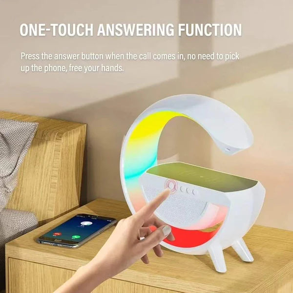 3in 1 Rainbow Light/Wireless Charger)Speaker