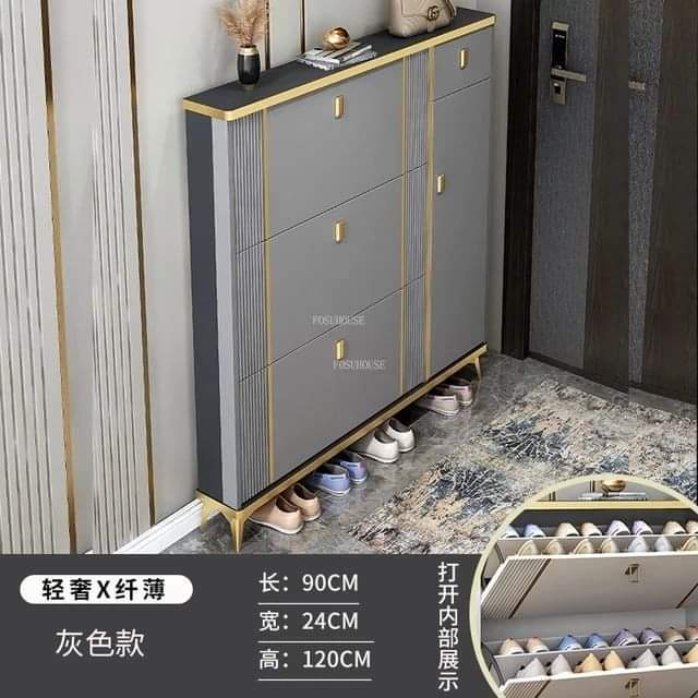 Bucket Flip Shoe Rack Cabinet Luxury Large Capacity Storage Shoe Rack Organizer