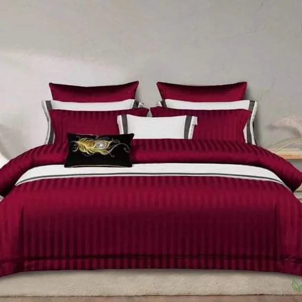 Luxury Cotton Colored Satin Duvet cover 7*8