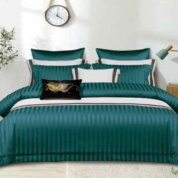 Luxury Cotton Colored Satin Duvet cover 7*8