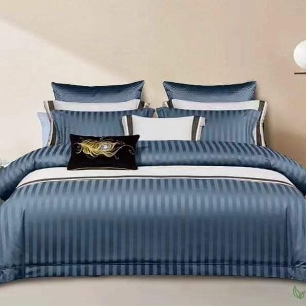 Luxury Cotton Colored Satin Duvet cover 7*8