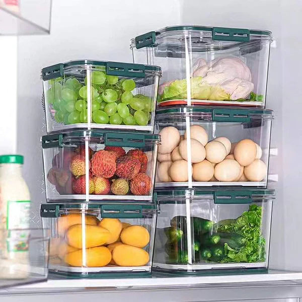 3pc fridge organizer containers