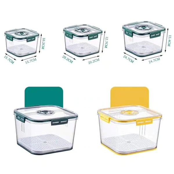 3pc fridge organizer containers