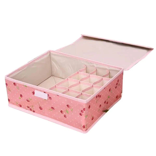 13 Grid Socks Bra Panty Underwear Storage Organizer Box