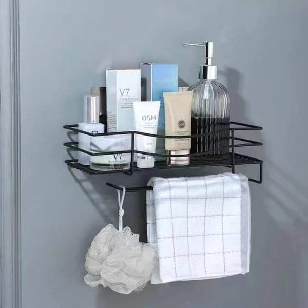 Wall Mounted Self Adhesive Storage Rack