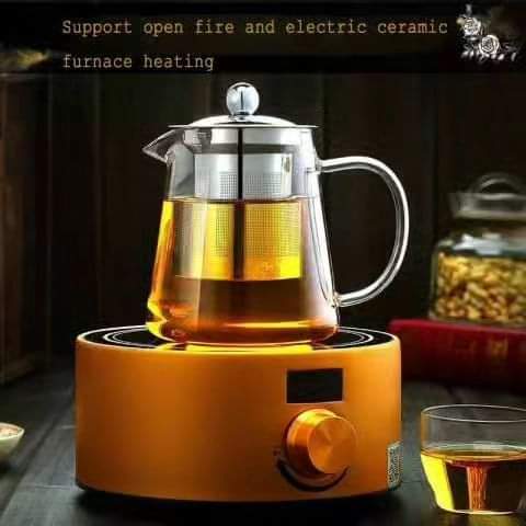 950ml Teapot with infuser borosilicate