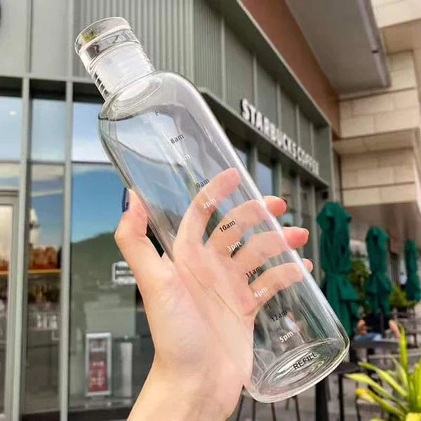 750ml Glass Large Capacity Sports Water Bottle