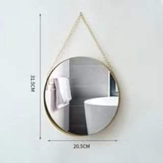 Nordic Round Decorative Makeup Wall Mirror
