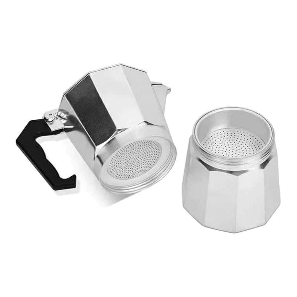 600Ml Aluminium Coffee Maker Pot Italian Style Mocha Pot for Rich Espresso