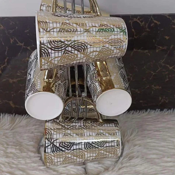 6pcs tea set with flask