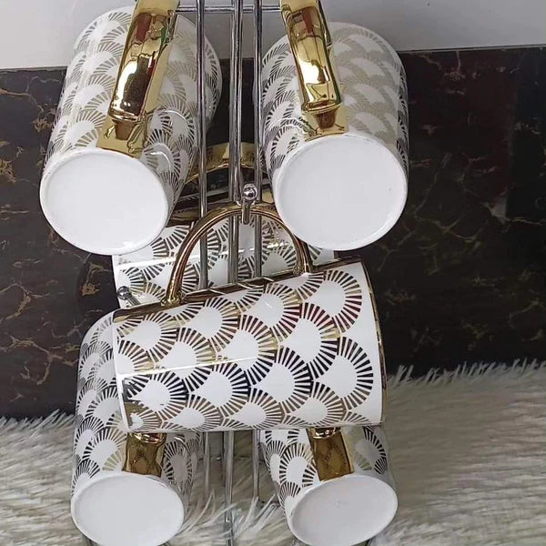 6pcs tea set with flask