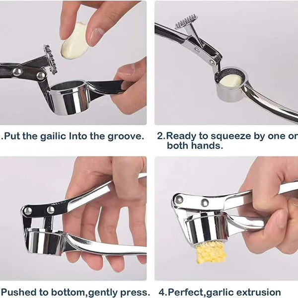 Garlic press heavy duty rust free