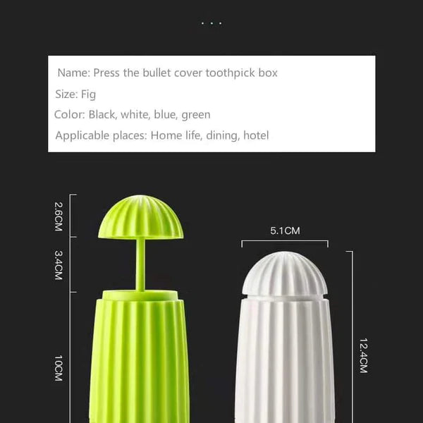 Retractable Toothpick Holder