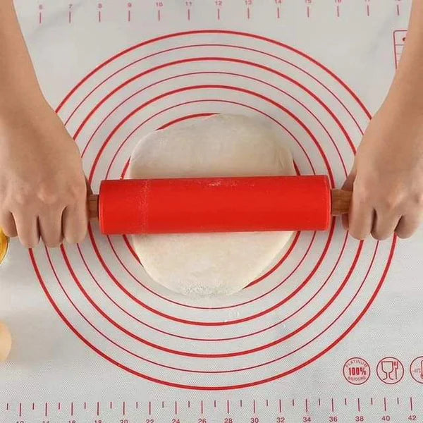 Silicone Rolling Pin & Dough Maker – Non-Stick Baking & Pastry Roller