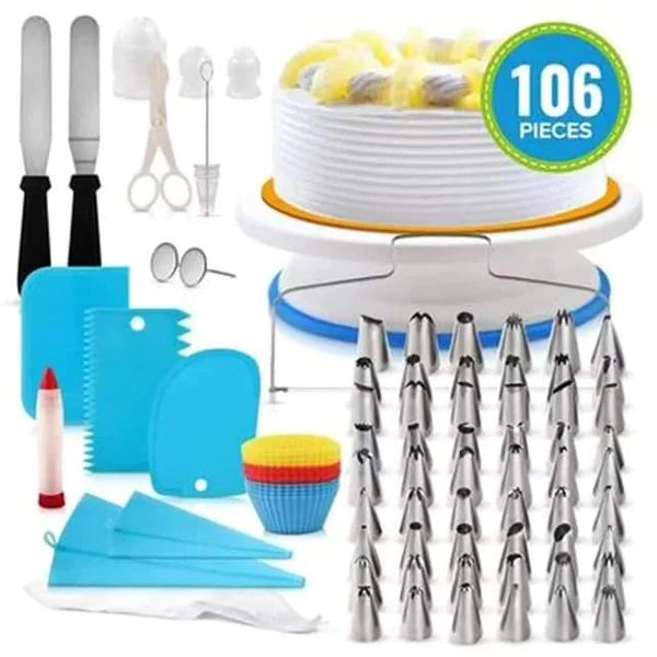 BAKING & CAKE DECORATING TOOLS SET 106 PCS