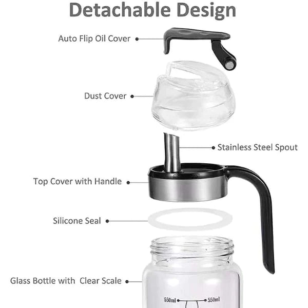 High Borosilicate Oil Jar