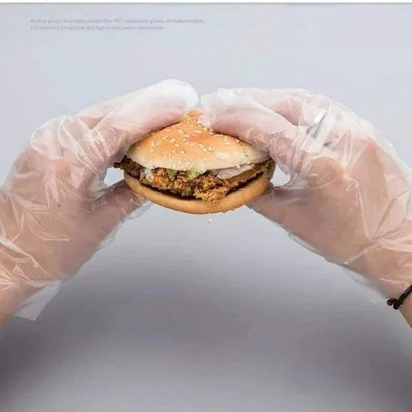 Eco friendly disposable gloves 100pcs