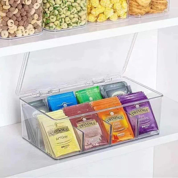 Acrylic teabag organizer