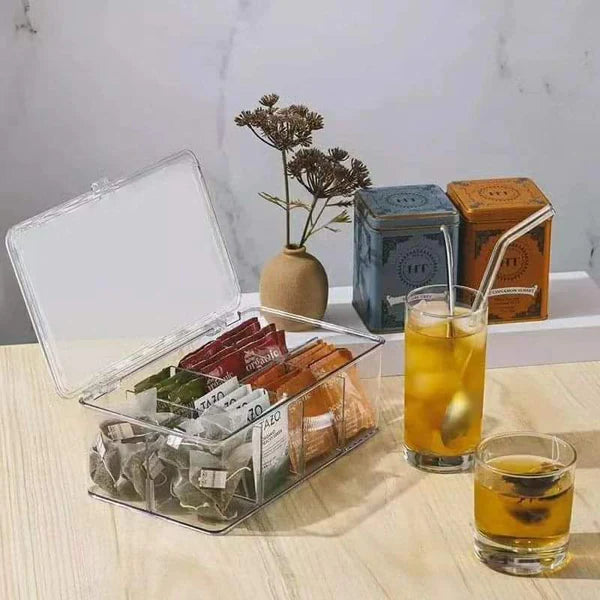 Acrylic teabag organizer
